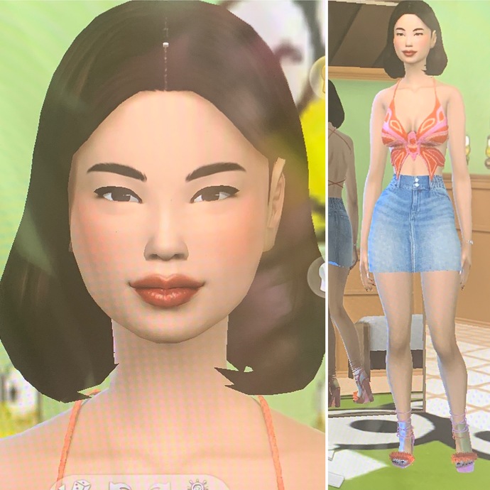 Who’s my prettiest sim part 1(7 options)?