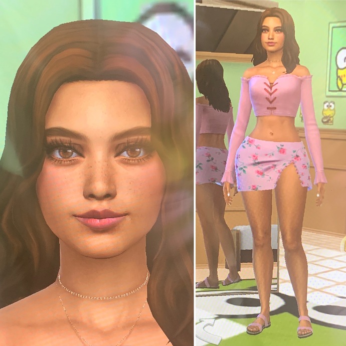 Who’s my prettiest sim part 1(7 options)?