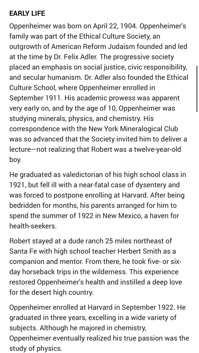 Is there any scientist that interests you from history?