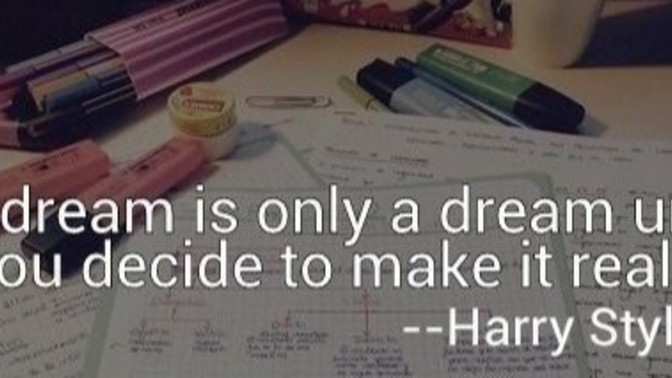 Do you think all dreams can come true?