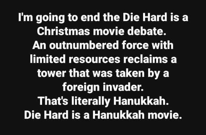 Let's settle the debate: Is Die Hard a Christmas movie or not?