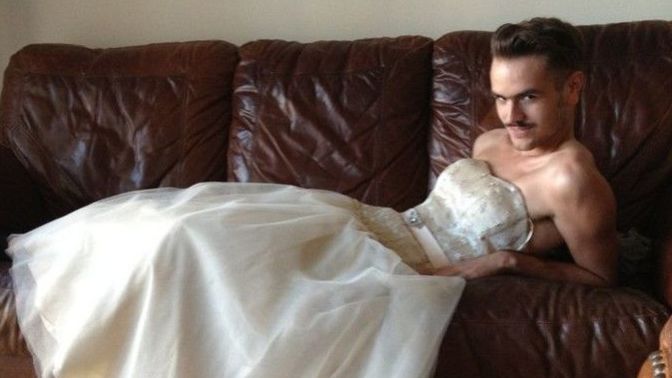 Do you think that most men don't wear dresses because they look bad in them and not because of gender rolls?