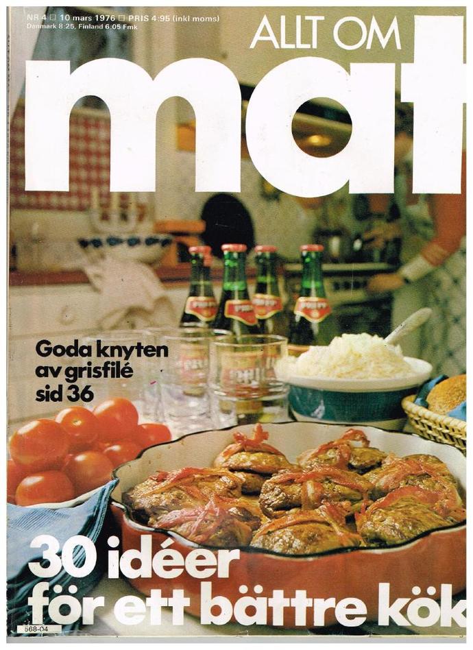 Swedish cooking book (Allt om mat).
