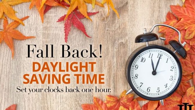 G@G community members; have you remembered that DAYLIGHT SAVINGS TIME ends tonight?