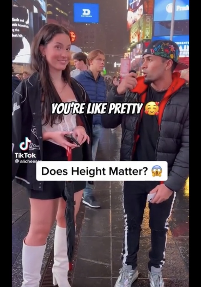 How many gals would date a guy shorter than them?