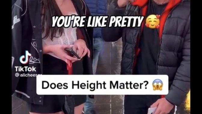 How many gals would date a guy shorter than them?