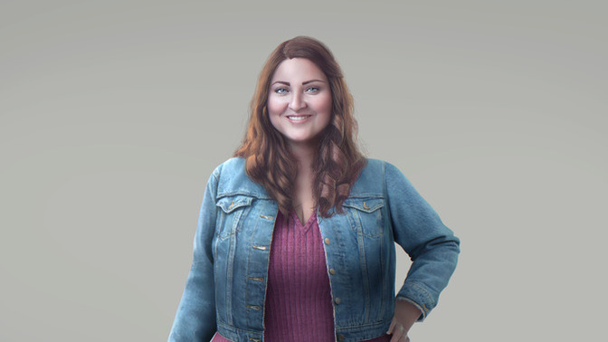 Which art portrait of her looks best?