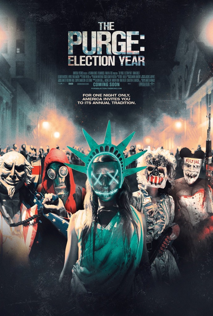 the purge is a day where all crime (including murder) is legalized for a 12 hour period