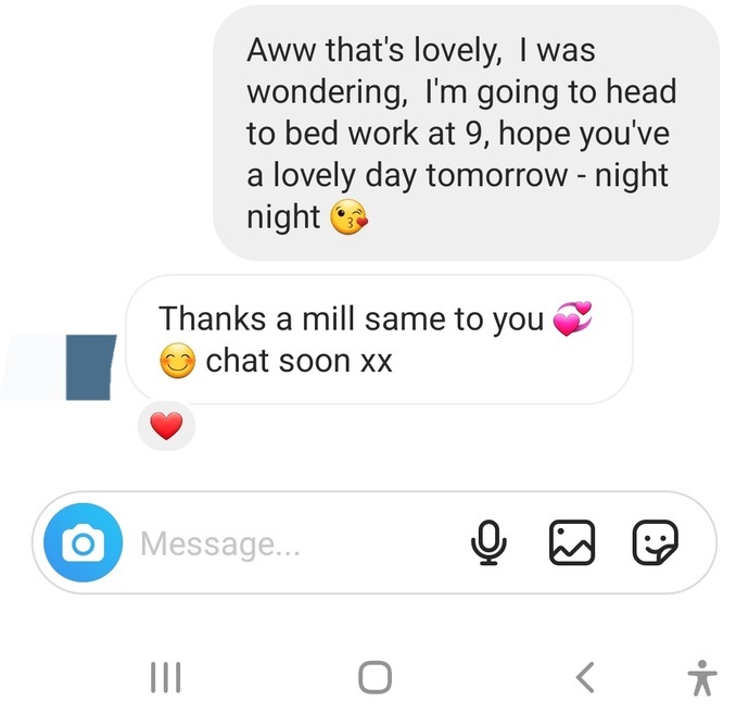 Based on our last message do you know she likes me or it means nothing?