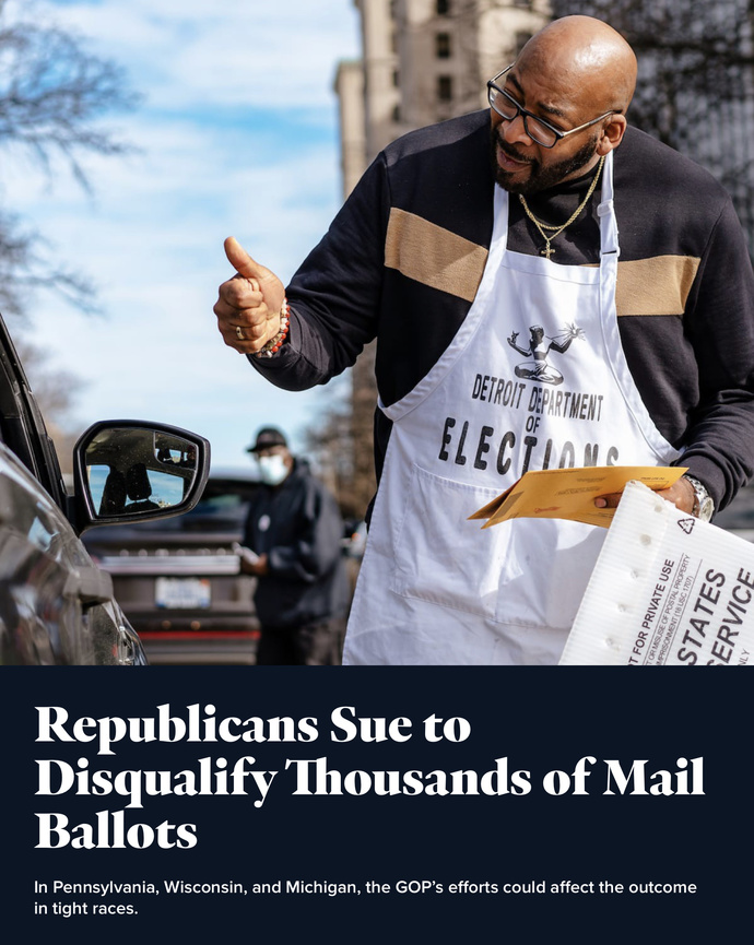 Wow…Republicans don’t like people voting, huh?