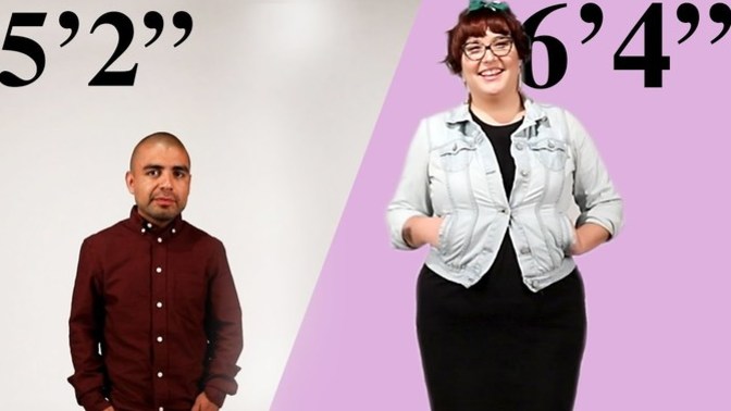 Is it weird for a taller woman and shorter man to date if they like each other?