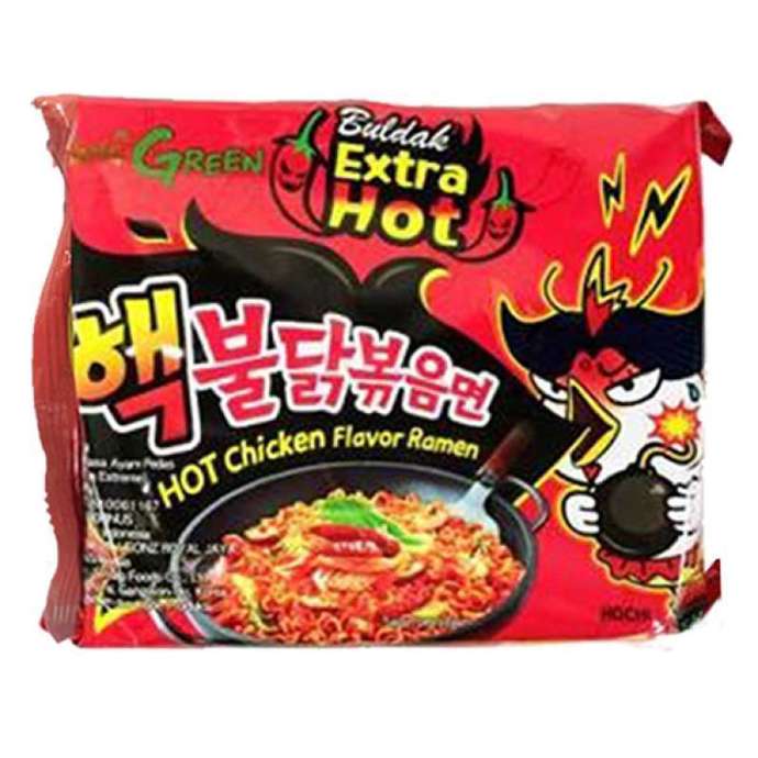 samyang extra hot, not THAT hot tbh, 9/10