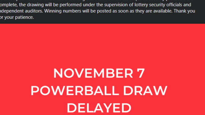 BREAKING: Tonight's Powerball Lottery drawings have been delayed!!! Did you buy tickets?