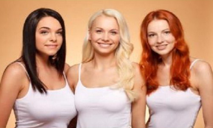 Brunette, Blonde, Redhead Girls