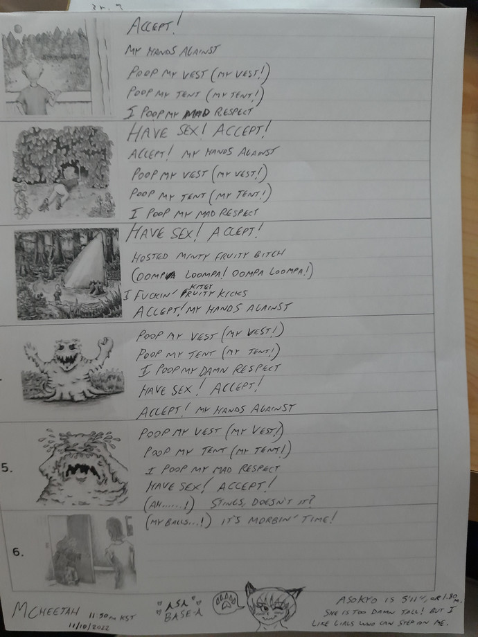 I like writing Misheard Lyrics for GAG questions.