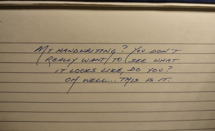What does your handwriting look like?