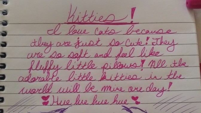What does your handwriting look like?