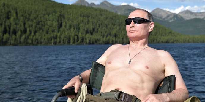 Putin dude kills tigers and tames bears 
