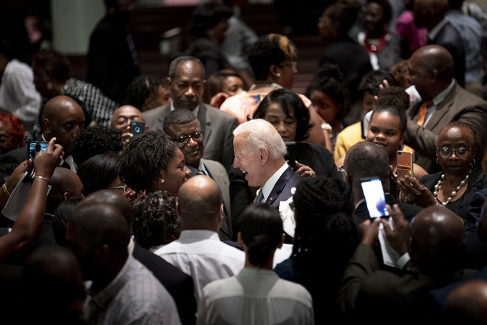 Does Joe Biden have a fetish for black people?
