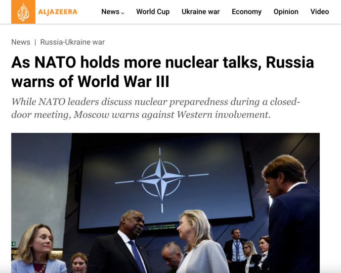 If World War III was announced how would you react?