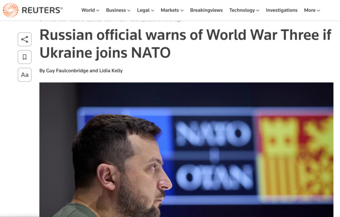 If World War III was announced how would you react?