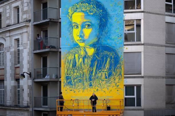 What do you think about these 2022 Ukranian War/Political art displays?