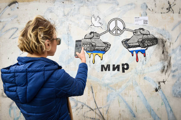 What do you think about these 2022 Ukranian War/Political art displays?