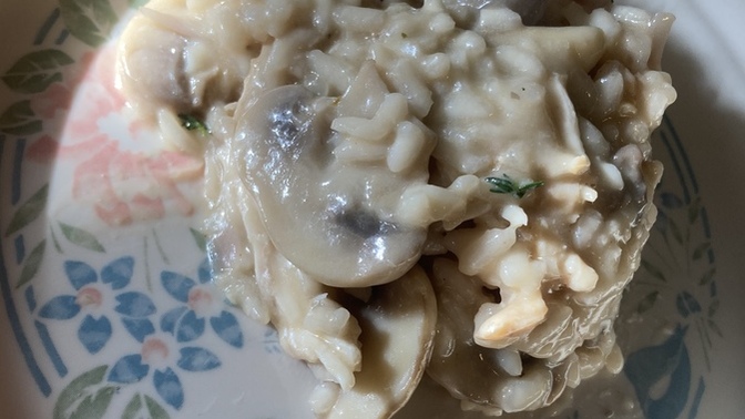 Do you like chicken mushroom risotto?