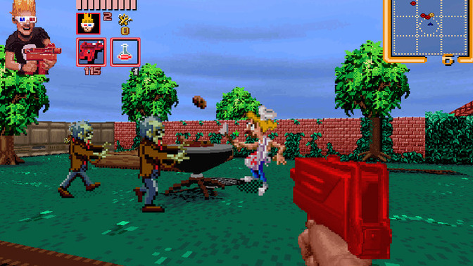 Would YOU flip burgers on a barbecue grill outside in the middle of a zombie apocalypse?