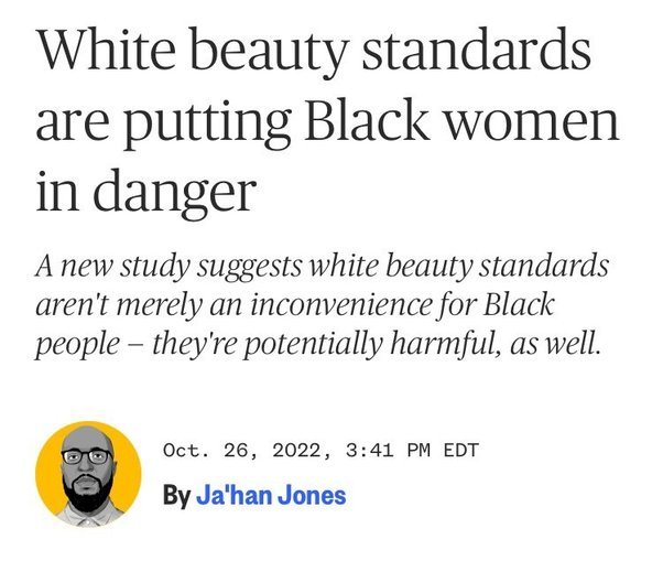 But just who is forcing all these Black women to straighten their hair?