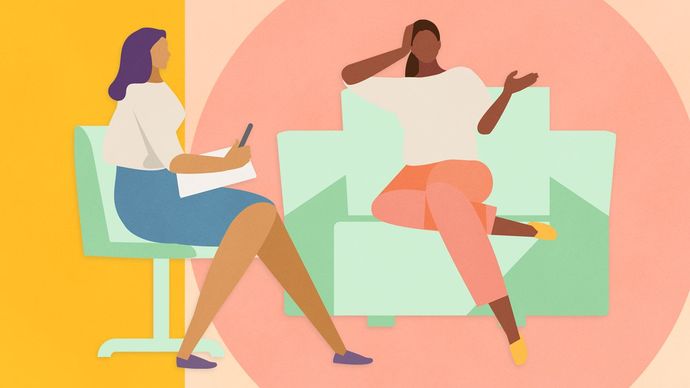 What issues or problems do men usually go to therapy for?