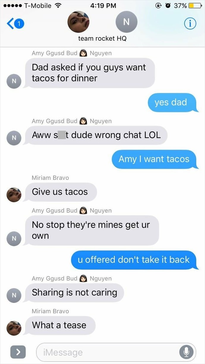 What group chats are you in and what do you talk about?