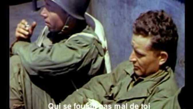 What do you think of this French song that pays tribute to the American soldiers to thank them for helping us in the Second World War?