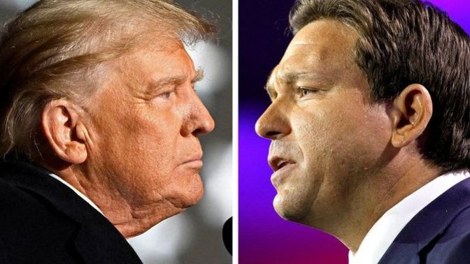 Are you for trump or desantis?