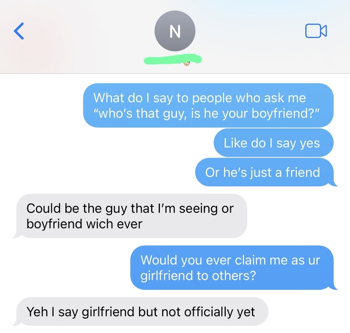 What would our anniversary date be? He never asked “will you be my girlfriend” it just happened so what date can we use?