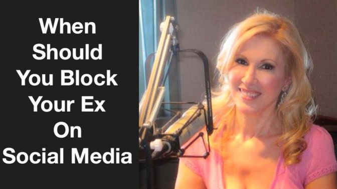 Has anyone with an EX Blocked them on Social Media?