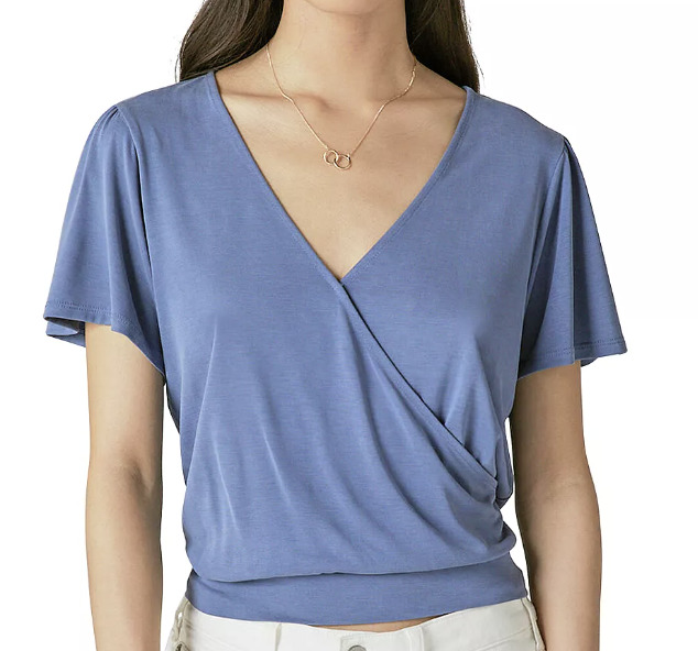 Which of these tops would look best for someone with olive complexion?