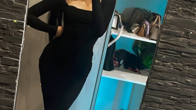 Which black dress looks better?