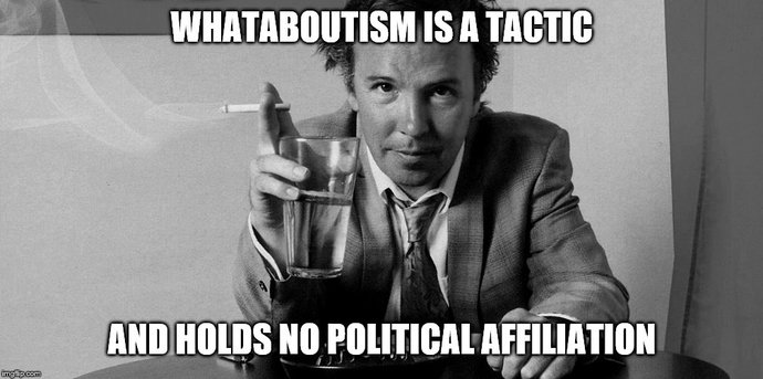 Is, both the left and right guilty of whataboutism?