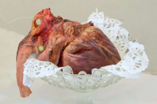 a marzipan heart