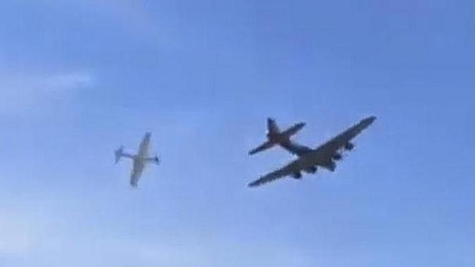 Thoughts on this military plane crash midair at Dallas air show that happened yesterday?