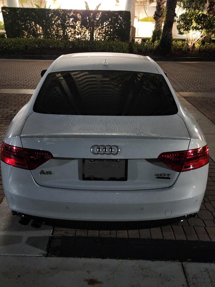Tell me what you think of my new Audi A5 Premium Plus sport package I brought last week?