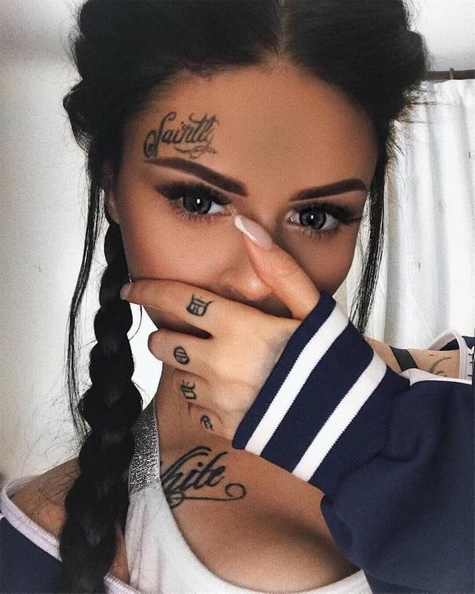 How much money would you require in order to get a permanent face tattoo?