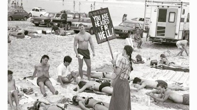 What harmless activity would you protest against?