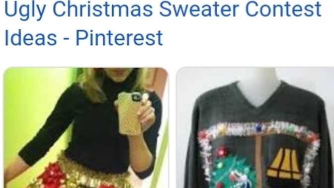 What are your thoughts of ugly sweater contest?