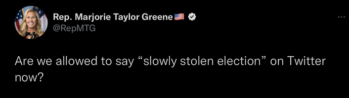 So if Dems win, the election was rigged?