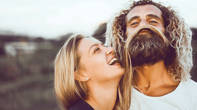 Would you prefer being in a serious relationship with a man/woman who takes him/herself too seriously or a man/woman with a solid sense of humor?