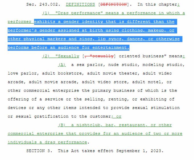 Why is Texas scared of dresses, but refuses to protect people from assault weapons?