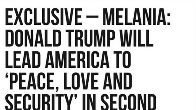 Where was Trump's Wife when the 1/6 "Just a Tourist Day" visit happened and did she not notice what was going on?