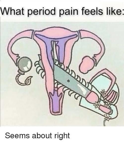 What does it feel like to have a period and does it suck?
